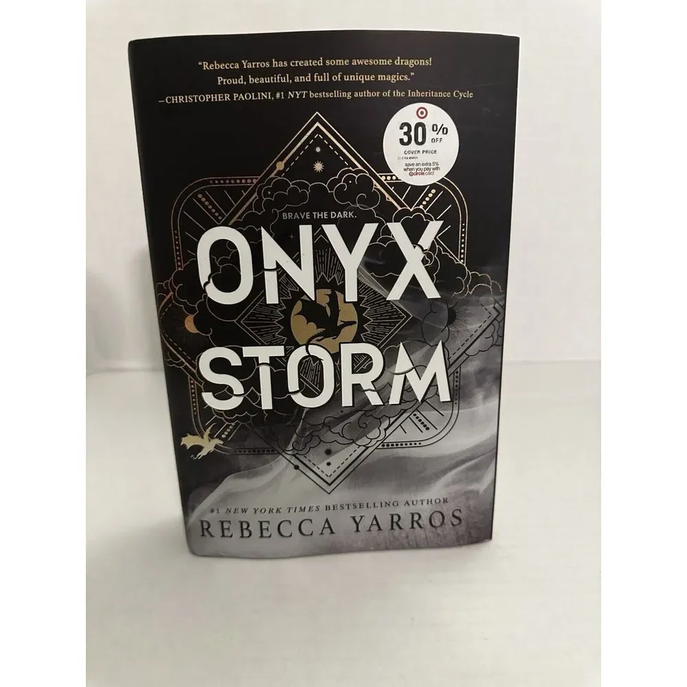 ONYX STORM Target Hardcover Edition By Rebecca Yarros - Standard BRAND NEW